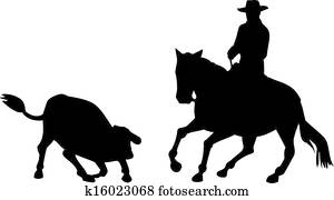 Rodeo Cowboy Horse Riding Silhouette Rodeo Cowboy Horse Riding Silhouette