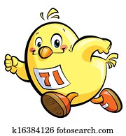 Running chicken Running chicken