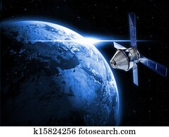 satellite in space