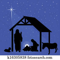 scène naissance noël