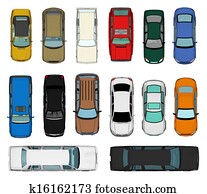 Set of Various Isolated 3d Cars Set of Various Isolated 3d Cars