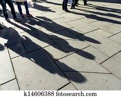 shadows of people