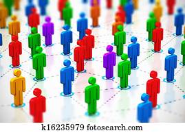 Social network concept