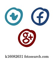 soziales, medien, heiligenbilder