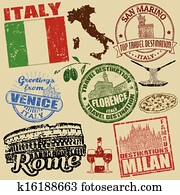 Stamps with Italy Stamps with Italy