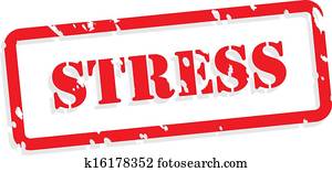 Stress Rubber Stamp Stress Rubber Stamp