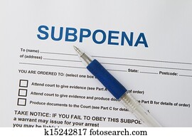 Subpoena Subpoena