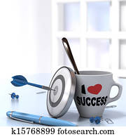 Successful Executive Concept Successful Executive Concept