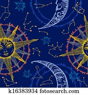 Sun and moon Sun and moon