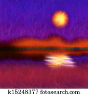 Sunfall Landscape Sunfall Landscape