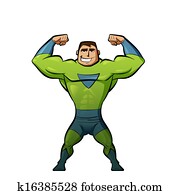 Super hero in green suit Super hero in green suit