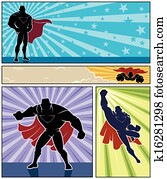 superhero, banner superhero, banner