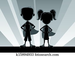 Superkids Silhouettes Superkids Silhouettes