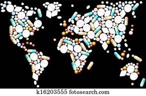 Tablets World Map Tablets World Map