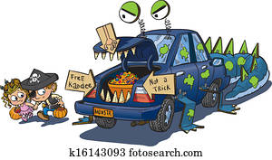 Two Kids Trunk or Treating Two Kids Trunk or Treating