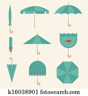 umbrella icons umbrella icons