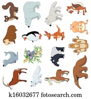 Various Wildlife Animals set Various Wildlife Animals set