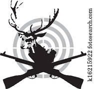 veado, caça, símbolo