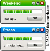 vector computer windows weekend loading stress uninstalling vector computer windows weekend loading stress uninstalling