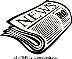 Vector newspaper icon Vector newspaper icon