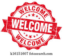 Welcome Grunge Stamp Welcome Grunge Stamp