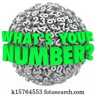 What's Your Number Question Sphere Credit Score Budget Limit