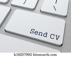 White Keyboard with Send CV Button. White Keyboard with Send CV Button.