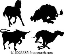 Wildlife Silhouettes Wildlife Silhouettes