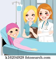 Woman Doctor Visit Young Girl