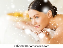 woman in spa woman in spa