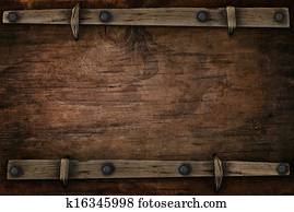 wood with free space western style