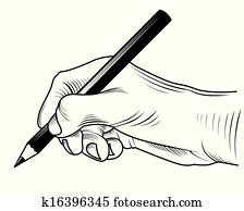 Writing Hand Writing Hand