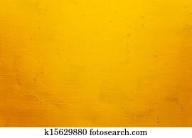 Yellow grunge wall for texture background 