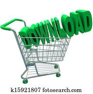 zavádzanie údajov, shopping cart, príkaz, číslicový, kartotéka, nákup