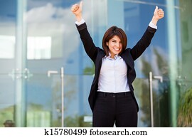 úspešný, zalezitost zena