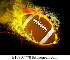 כדורגל, באש