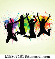 לקפוץ, אנשים