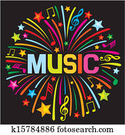 מוסיקה, פיראווורק, (music, design)