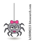 מצחיק, נקבה, הלוווין, עכביש