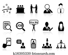 עבודה מחפשת, איקונים, קבע