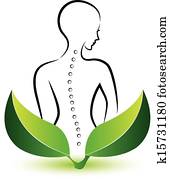 עמוד שדרה אנושי, לוגו