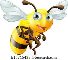 ציור היתולי, דבורה