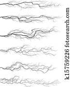 קבע, של, סופת רעמים, lightning.