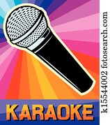 קראוקה, פוסטר, (karaoke, design)