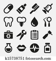 של השיניים, איקונים, קבע