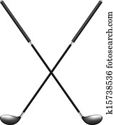 שני, עבור, מועדונים של גולף