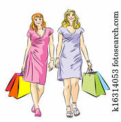 שני, קניות, נשים
