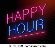 שעה שמחה, concept.