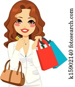 ビジネス　女, 買い物