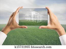 建築師, 顯示, 新的房子, 項目